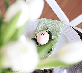 simple spring tablescape green amp white, seasonal holiday d cor