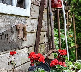 the little rustic garden shed that tells a story, flowers, gardening, outdoor living, repurposing upcycling, woodworking projects