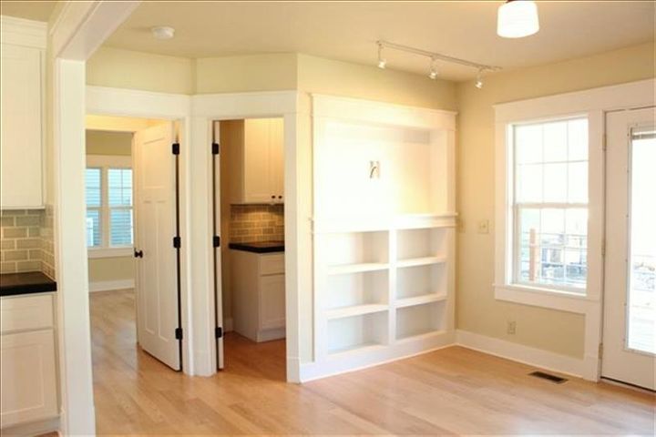 a newly renovated craftsman, architecture, diy, home improvement, kitchen design, living room ideas