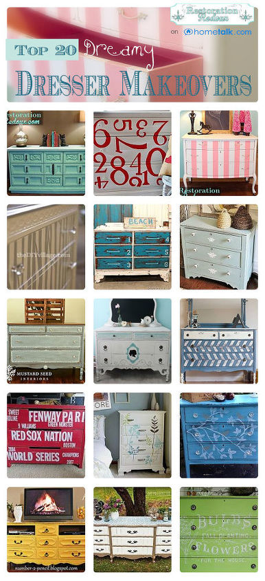 20 dreamy dresser makeovers, painted furniture, 20 Dreamy Dresser Makeovers