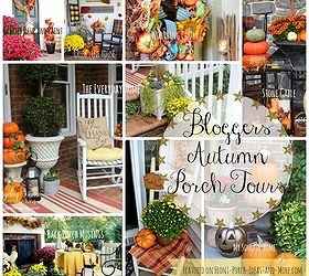 tour 25 fall porches, porches, seasonal holiday decor, wreaths, Tours of 23 Autumn Porches Featured on Front Porch Ideas and More