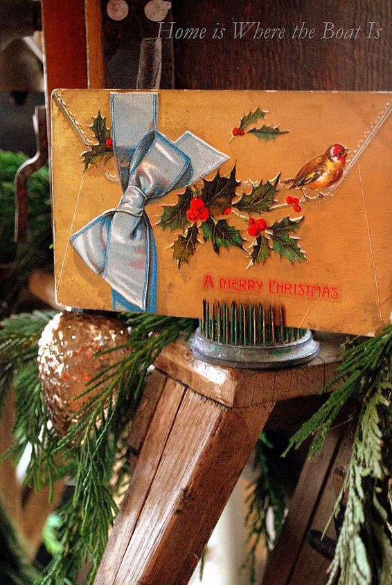 a ladder from santa, christmas decorations, seasonal holiday decor