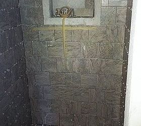shower remodel with personalization, bathroom ideas, home improvement, home maintenance repairs, a cute little niche