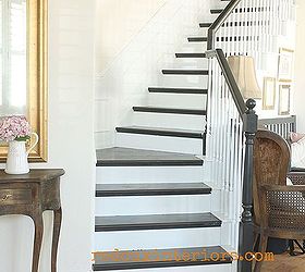 Cómo pintar una escalera en blanco y negro con todos los detalles!