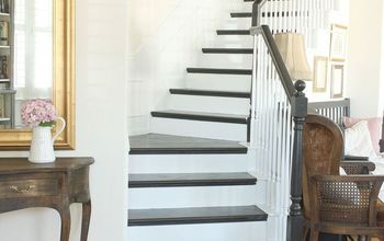Cómo pintar una escalera en blanco y negro con todos los detalles!