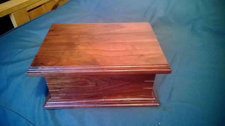 these are funeral urns we have been building for local funeral home, diy, woodworking projects, 3 front view