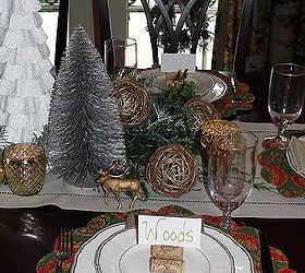 winter wonderland tablescape, christmas decorations, seasonal holiday decor