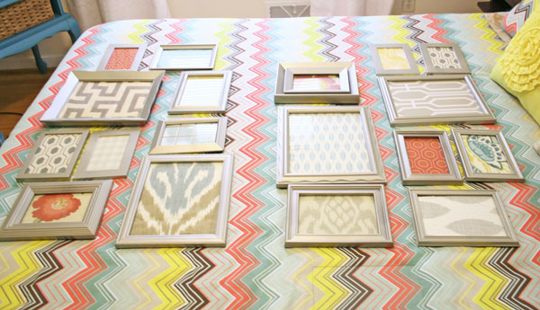 how to make a fabric gallery wall, bedroom ideas, crafts, home decor, reupholster, wall decor