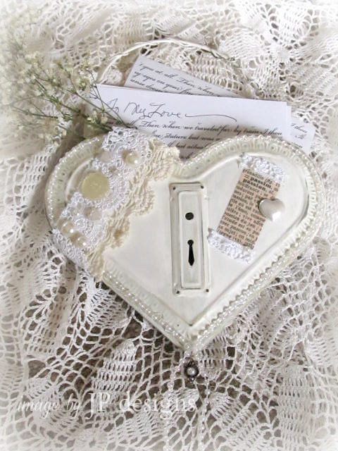 a heart wall pocket re do for our valentine decor, seasonal holiday d cor, valentines day ideas