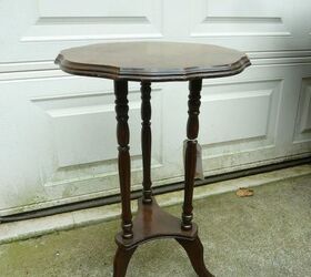 ascp emperor s silk table makeover, painted furniture, Before