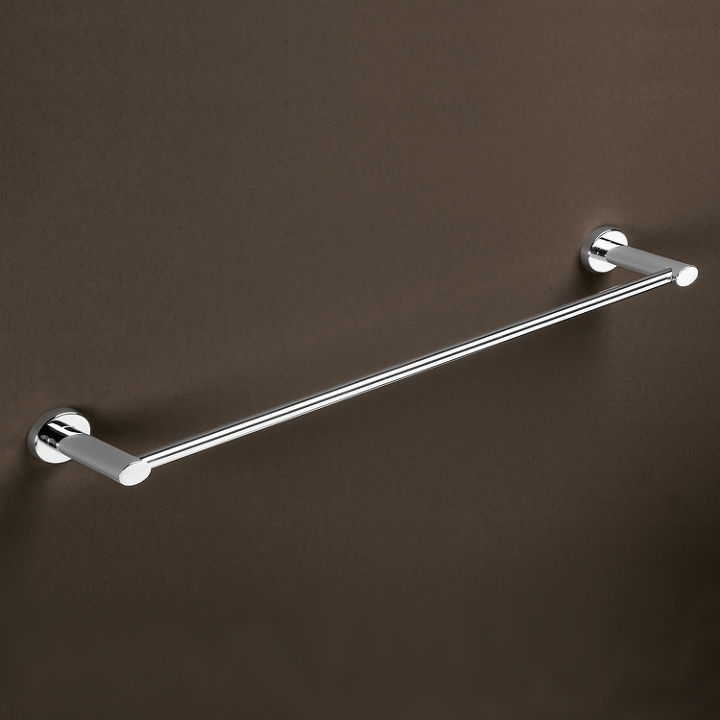 luxury towel bars stands, bathroom ideas, storage ideas, 24 inch wall mounted chrome towel bar made of brass Made and designed by luxury Italian brand Gedy SKU 3721 60 13