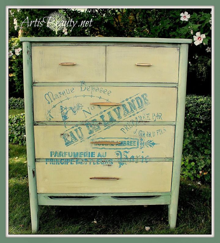 free dresser turned ooh la la french beauty, painted furniture, The finished project I think you will agree she looks way better and is now enjoying her new life in her new home Instead of sitting in someones basement full of tools