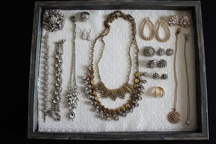 diy jewelry display case, crafts