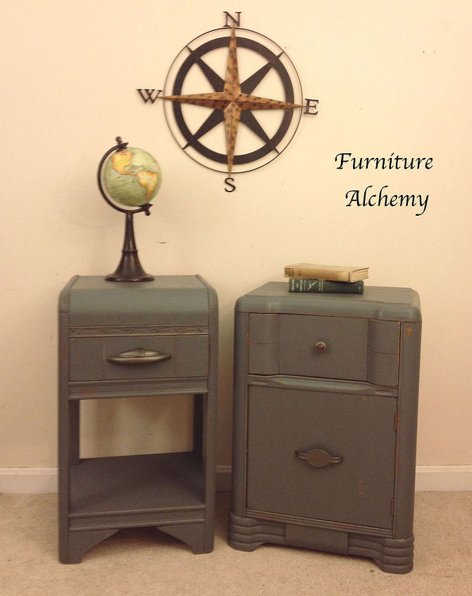 art deco nightstands makeover