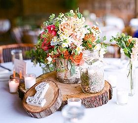 rustic wedding decorations diy style, crafts, home decor, My mum used to have some of these old wood cuts to place hot pots on them With some imagination they make a fascinating reception table centrepiece