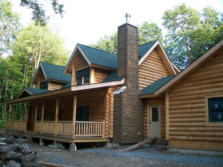 i have just moved to the pa mountains we have built a log home our landscaping is, gardening