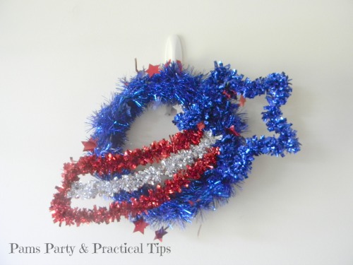 quick and easy patriotic wreaths, crafts, patriotic decor ideas, seasonal holiday decor