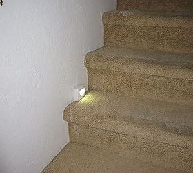 motion sensor lights on stairs, lighting, stairs