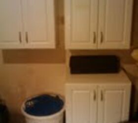 remodeling the laundry room, More cabinets to move