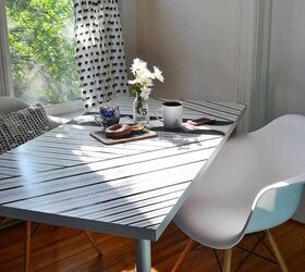 give a table a quick makeover with paint sharpies, painted furniture
