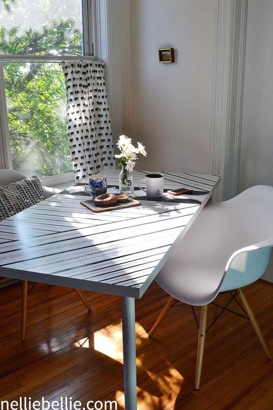 give a table a quick makeover with paint sharpies, painted furniture