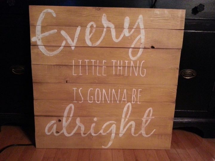 pallet signs, diy, home decor, painted furniture, pallet, repurposing upcycling, woodworking projects, Custom piece for a friend
