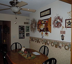 dining area, home decor, kitchen design, painting, My dining area opposite my galley kitchen and hallway