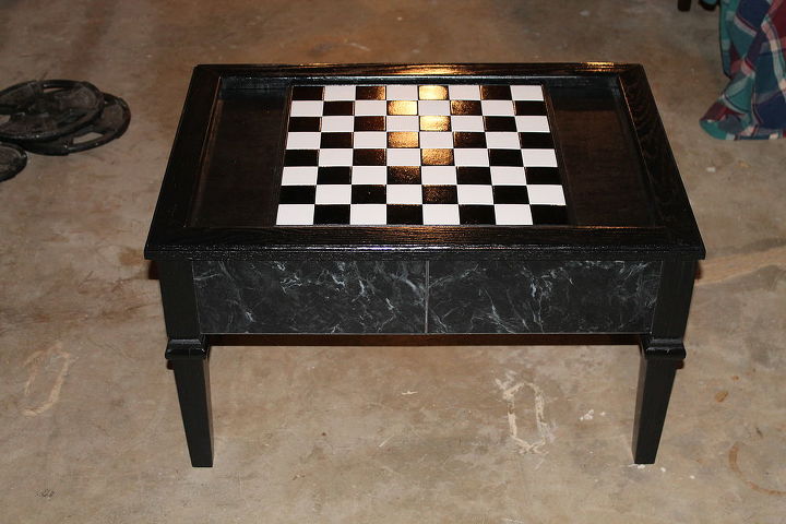 good bones, painted furniture, After made it a gaming table