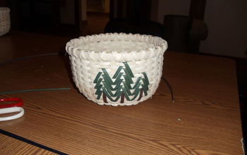 Basket Weaving Class I Took and Basket I Made, 11-3-12