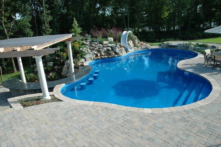 turning a tired backyard into award winning retreat, landscape, outdoor living, ponds water features, pool designs, spas, Backyard Retreats