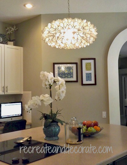my one of a kind chandelier, kitchen design, lighting