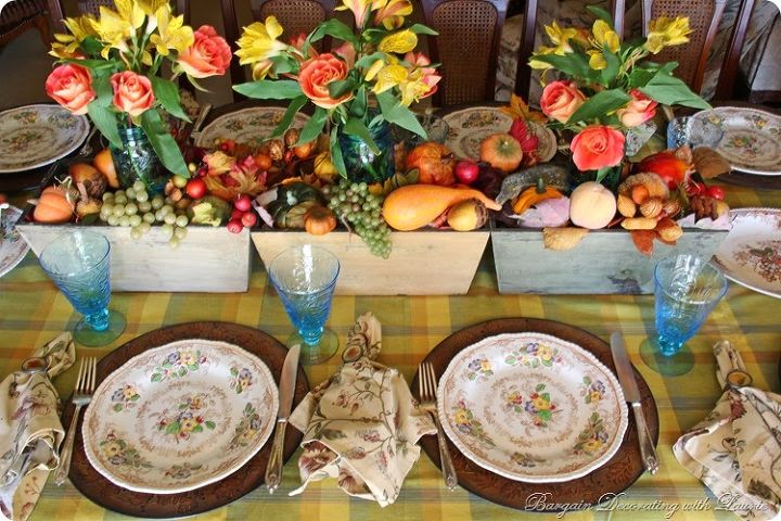 thanksgiving dinner table, seasonal holiday d cor, thanksgiving decorations