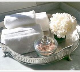 accessorizing your home, home decor, I guess I love trays This one sits in the bathroom