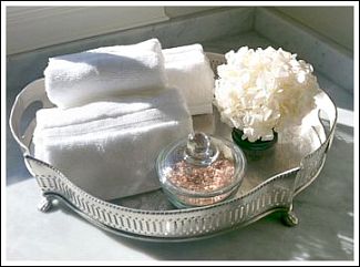 accessorizing your home, home decor, I guess I love trays This one sits in the bathroom