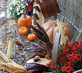 potting shed fall dressing, gardening, outdoor living