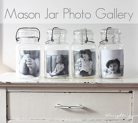 mason jar photo gallery, crafts, home decor, mason jars, repurposing upcycling, Mason Jar Photo Gallery