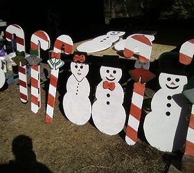 snowmen amp candy canes, christmas decorations, crafts, seasonal holiday decor, Fun to do