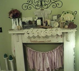 wonderful find very old chippy fireplace front so excited, fireplaces mantels, home decor, repurposing upcycling