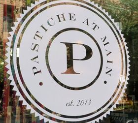 pastiche at main a new shop in lynchburg va, painted furniture, repurposing upcycling, Pastiche at Main s Logo