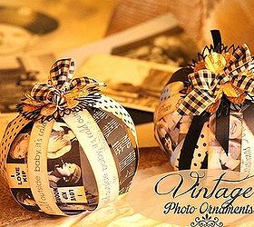 DIY Vintage Photo Ornaments Hometalk
