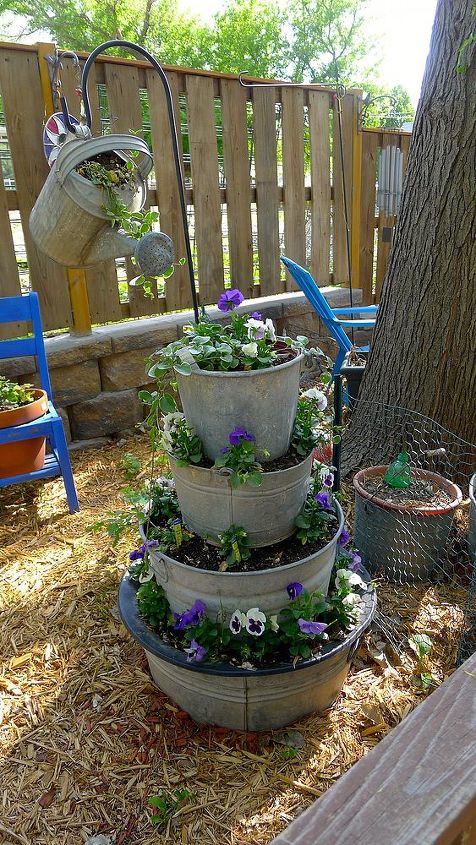 beginning to look like spring, My tower has grown by one more level this year and continues to be one of my favorite elements
