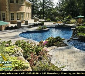 pools pools pools, decks, lighting, outdoor living, patio, pool designs, spas, Pool with spillover spa