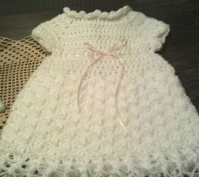 crochet, crafts, another little crochet dress