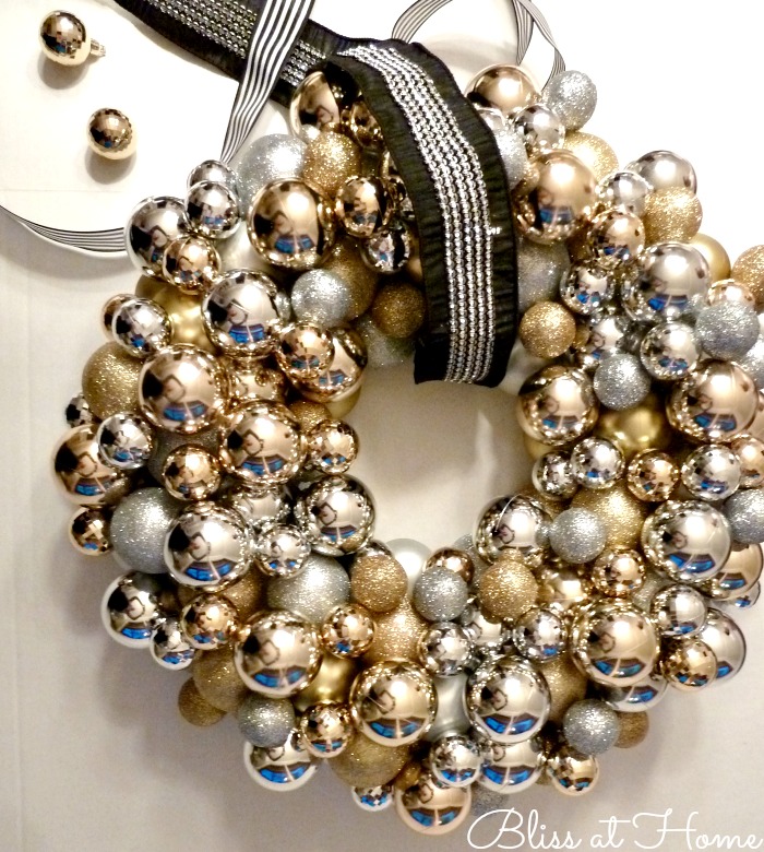 5 steps to get the perfect ornament wreath, crafts, seasonal holiday decor, wreaths