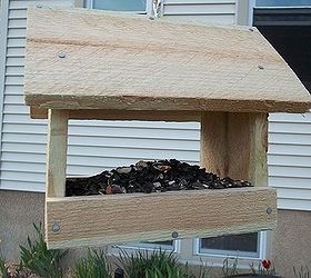 make a bird feeder for under 2, crafts, woodworking projects