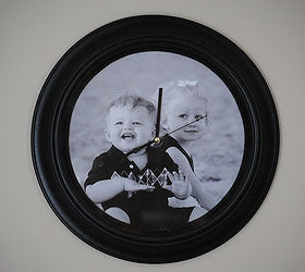thrift store find turned into a photo clock great diy gift idea, home decor, repurposing upcycling, This sweet photo clock is perfect as a gift or for your office or even a kids room