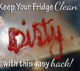 kitchen cleaning, cleaning tips, kitchen design, Keep your fridge clean with this simple shortcut