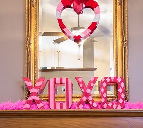 3 d valentine s day letters, crafts, seasonal holiday decor, valentines day ideas, 3 D Valentine s Day Letters