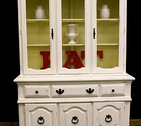makeover a china hutch, painted furniture