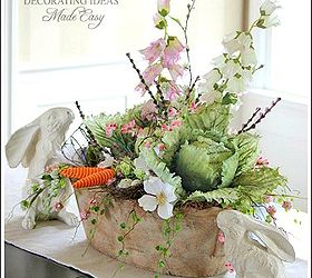 easter centerpiece, easter decorations, seasonal holiday d cor, To me the picking an attractive floral container sets the tone of the whole arrangement